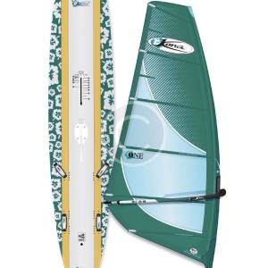 Green Windsurfing Board