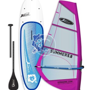 Purple Windsurfing Sail