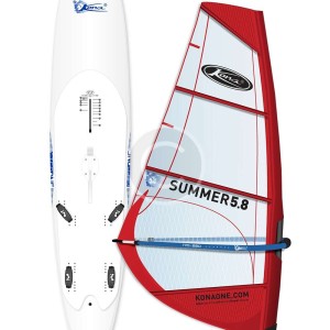 White Windsurfing Board